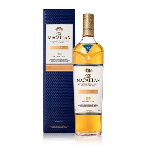 Macallan double cask gold whisky