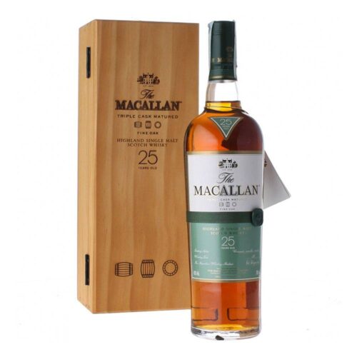 Macallan fine oak 25 años whisky