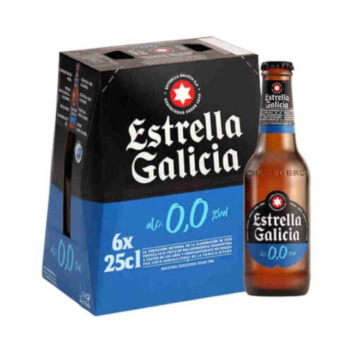 Estrella galicia 0,0 25 cl cerveza